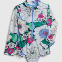 Floral Print Zip-Up Swimsuit-image-75