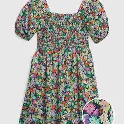 Floral Print Smocked Fit & Flare Dress-image-38
