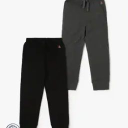 Pack of 2 Joggers with Elasticated Drawstring Waist-image-77