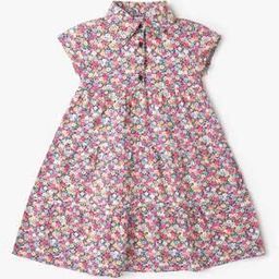 Floral Print Tiered Shirt Dress-image-37