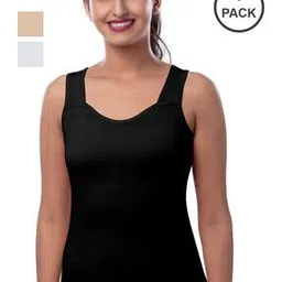 Pack of 3 Sleeveless Camisole Slips-picture-31