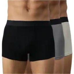 Pack Of 3 Men Regular Fit Trunks with Elasticated Waist-picture-10