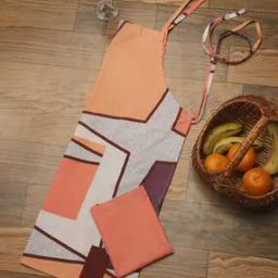 Set of 2 Printed Apron & Towel-51