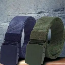 Pack of 2 Men Wide Belts with Box Buckle-image-27