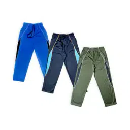 Boys Pack of 3 Fitted Track Pants with Drawstring Waist-image-10