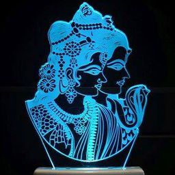 Shiv Parvati Print LED Night Lamp-image-35