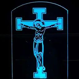  3D Optical Illusion Jesus Night Lamp-8