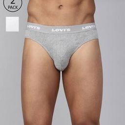 Pack of 2 Men Briefs with Elasticated Waist-image-60