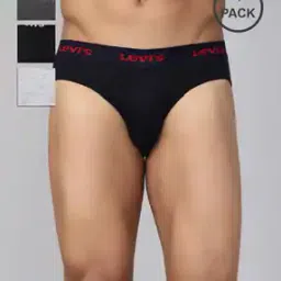 Pack of 4 Men Briefs with Elasticated Waist-image-36