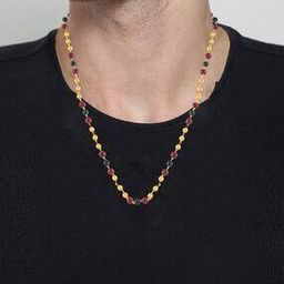 Men Gold-Plated Chain with S-Hook Closure-image-57