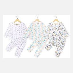 Set of 3 Star Print Bodysuits with Pyjamas-picture-12