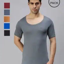 Pack of 6 Men Half-Sleeve Vest-picture-29