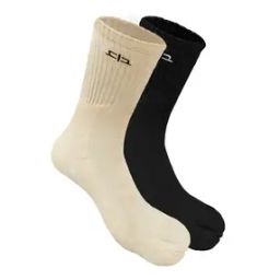 Women Pack of 2 Ribbed Mid-Calf Length Socks-image-79
