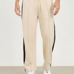 Men Mid-Rise Joggers with Elasticated Waist-picture-18