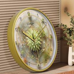 RANDOM 12" Sweep SilentDecorative Latest Wall Clock Non-Ticking For Bedroom, Office & etc.-picture-39