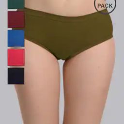 Pack of 6 Women Full-Coverage Briefs with Elasticated Waist-image-13