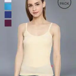 Pack of 5 Scoop-Neck Camisoles-image-61