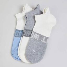 Pack of 3 Colourblock No-Show Socks-31