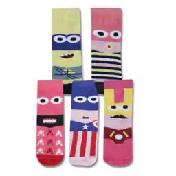 Boys Pack of 5 Patterned Socks-image-77