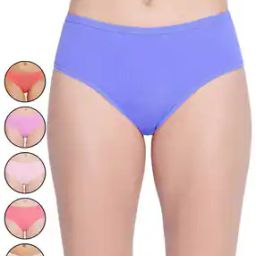 Pack of 6 Solid Hipster Panties-image-3