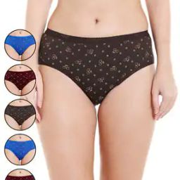 Pack of 6 Cotton Printed Hipster Panties-picture-46