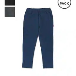 Pack of 3 Solid Full Length Leggings-image-2