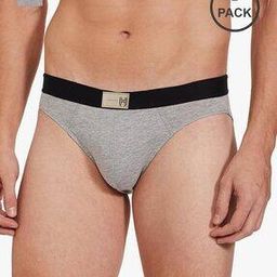 Pack of 2 Briefs with Contrast Waistband-image-55