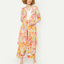 Women Floral Print Front-Open Shrug-19