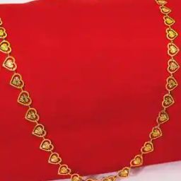 Gold-Plated Heart-Design Chain-41