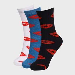 Pack of 3 Pair Graphic Print Ankle-Length Socks-image-4