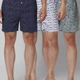 Pack of 3 Printed Boxers with Elasticated Waist-picture-32