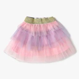 Girls Ombre Print Rara Flared Skirt-picture-0