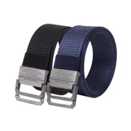 Pack of 2 Textured Belt with Stainless Steel Buckle-image-6