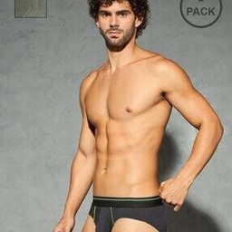 technosport Men Pack of 2 Briefs with Elasticated Waist-picture-25
