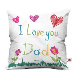 Typographic Print Cushion Cover 12" x 12"-48