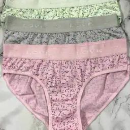 Pack of 3 Lace Hipster Panties with Elasticated Waistband-image-57
