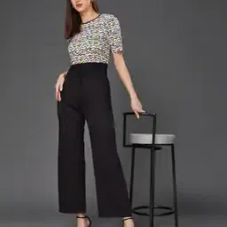 miss chase Women Printed Round-Neck Jumpsuit-picture-43