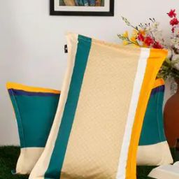 Set of 2 Geometric Print Pillow Covers 27" x 17"-14