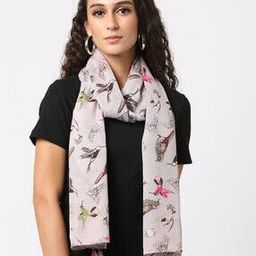 Women Printed Scarf with Tassels-picture-12