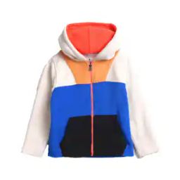 Colourblock Hoodie with Insert Pockets-7