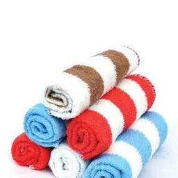 Pack of 6 Striped Face Towels-38