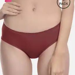 Pack of 2 Pure Cotton Seamless Full-Coverage Briefs-image-38