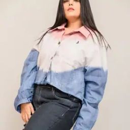 Women Regular Fit Tie & Die Print Jacket-picture-20