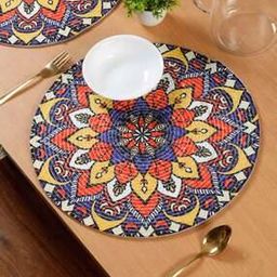 Geometric Print Pure Cotton Table Placemat-image-50