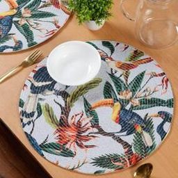 Floral Print Pure Cotton Table Placemat-picture-34