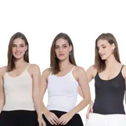 Pack of 3 Round-Neck Camisoles-image-39