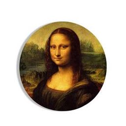 Round Shape Mona Lisa Wall Art Painting-image-34