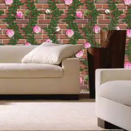 jaamso royals Floral Print Multi-Purpose Waterproof Wall Sticker-picture-4