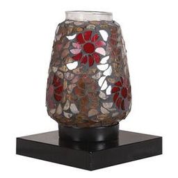 Wood Base with Glass Shade-image-1