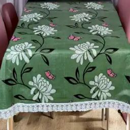 Floral Print Exclusive Rectangular Shaped Table Cloth-25